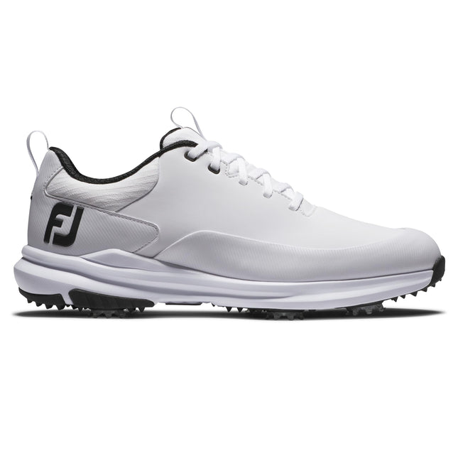 Chaussures de golf FootJoy Tour Rival pour hommes, blanc/blanc/noir, 8 X-Large