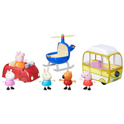 Peppa Pig Little Vehicle Set With 3 Vehicles and 5