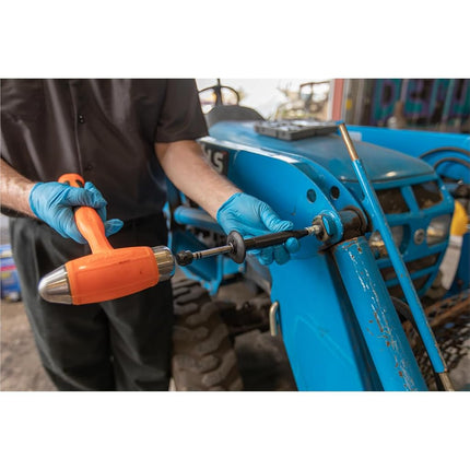 Lincoln 5805 Hardened/Clogged Grease Impact Fitting Cleaner, Includes Steel Drive Cylinder, Piston, Safety Shield, High-pressure Hose, Spare Drive Seals, Coupler, Accepts Light Oils and Solvents