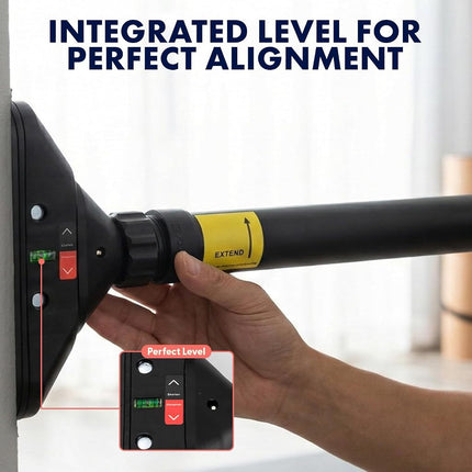 SQUATZ Doorway Pull Up Bar, Adjustable No-Drill Chin Up Bar for Door Frame