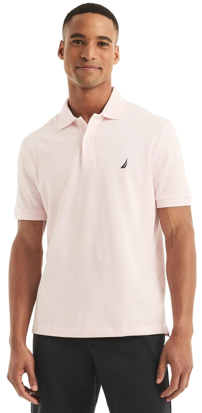 Nautica Men's Classic Short Sleeve Solid Polo Shir