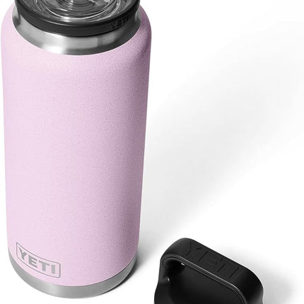 YETI Rambler 36 oz Bottle, Vacuum Insulated, Leakproof, Stainless Steel with Chug Cap, Cherry Blossom