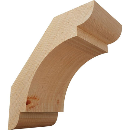 Ekena Millwork BRC06X10X10OLY00SDF 5 1/2"W x 10"D x 10"H Olympic Smooth Knee Brace, Douglas Fir