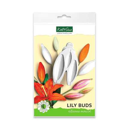 Katy Sue Flower Pro Lily Buds Silicone Mold for Ca