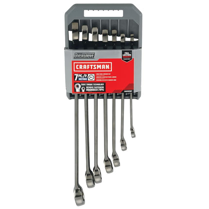 CRAFTSMAN OVERDRIVE 7-Piece Metric Wrench Set (CMMT87807)