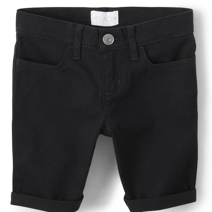 The Children's Place Roll Cuff Twill Skimmer Short