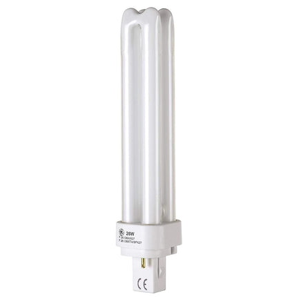GE Lighting CFL 26W, Plug in 2 Pin Double Biax Compact Fluorescent Replacement Bulb, Warm White