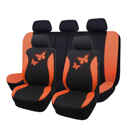 Flying Banner Butterfly car seat Covers ful Set Fa