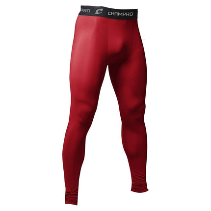 CHAMPRO Polyester/Spandex Compression Tights, Adult