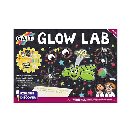 Galt America Kit de ciencia que brilla en la oscuridad - Laboratorio luminoso para niños de 6 a 12 años