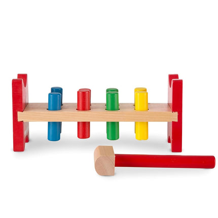 Melissa & Doug Pound-a-Peg | Developmental Toy | Motor Skills | Problem Solving | 2+ | Gift for Boy or Girl