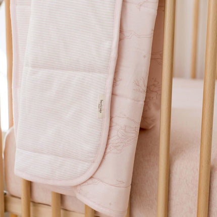 Manta reversible de algodón orgánico Burt's Bees para bebés y niños pequeños