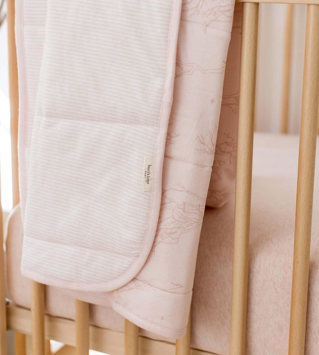 Manta reversible de algodón orgánico Burt's Bees para bebés y niños pequeños