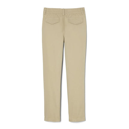 French Toast Girls' Pull-on Twill Pant (Standard & Plus), School Uniform Khaki, 7