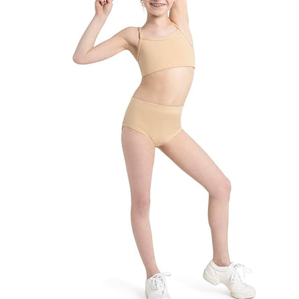 Capezio Girls' Brief, Nude, Medium