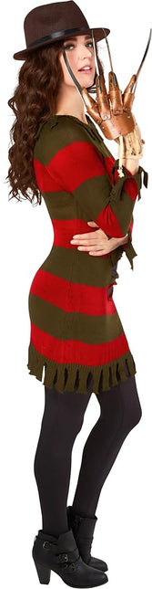 'Miss Krueger' Secret Wishes Costume for Adults - Nightmare on Elm St - Extra Small