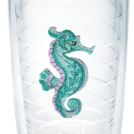 Tervis Gobelet Isotherme Double Paroi Hippocampe Violet Sarcelle Fabriqué aux États-Unis, Maintient les Boissons Froides et Chaudes, 470 ml, Hippocampe