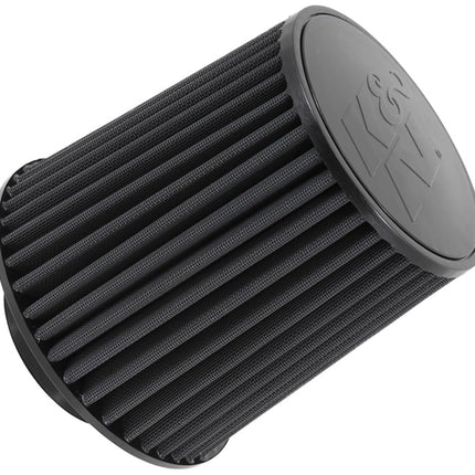K&N Universal Clamp-On Air Filter: High Performance, Premium, Washable, Replacement Filter: Flange Diameter: 4 In, Filter Height: 8 In, Flange Length: 1.5 In, Shape: Round Tapered, RU-5171HBK