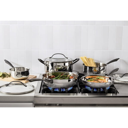 Cuisinart Radiant PRO 8-Piece Stainless with Brushed Titanium Finish Cookware Set