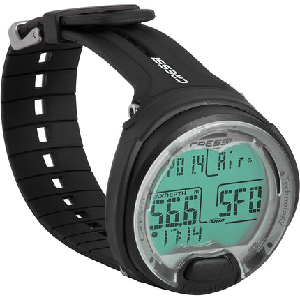CRESSI since 1946 - Leonardo Diving Computer - Air/Nitrox/Depth Gauge Mode - Black/Black, One Size, Adult Unisex