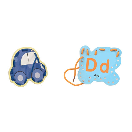 Melissa & Doug Alphabet Lacing Cards