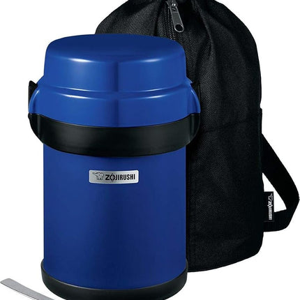Zojirushi SL-JBE14AZ Mr. Bento Fiambrera Termo de Acero Inoxidable, Acero Inoxidable, Arándano