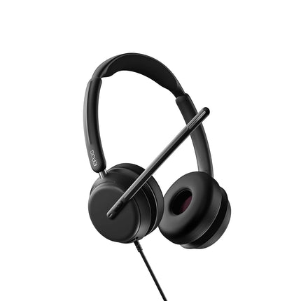 EPOS IMPACT 860 Dual-Sided Wired USB C and USB A Headset for PC with Noise-Canceling Mic, Super Wideband Audio, High-Performance Sound, Comfortable Fit for Business Calls & Office Use, Multi Compatibl