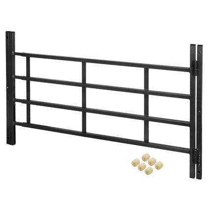 Prime-Line Products S 4779 4 Bar Hinged Window Guard, 31-Inch - 54-Inch x 21-Inch, Black