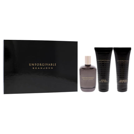 Sean John Unforgivable Gift Set for Men (Pack of 3)