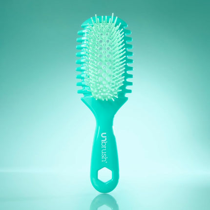 FHI Heat UNbrush Curl Defining Brush — Wavy, Coily, and Curly Hair Brush with DuoFlex Bristles & StyleCurl Handle — for Gentle Detangling & Faster Styling on Wet Hair - Morning Mist