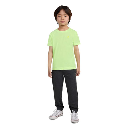 Camiseta de algodón suave Hurley para niño, color limón digital, talla 6