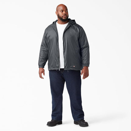 Dickies Men's Nylon Hooded Fleece, Dark Navy, L