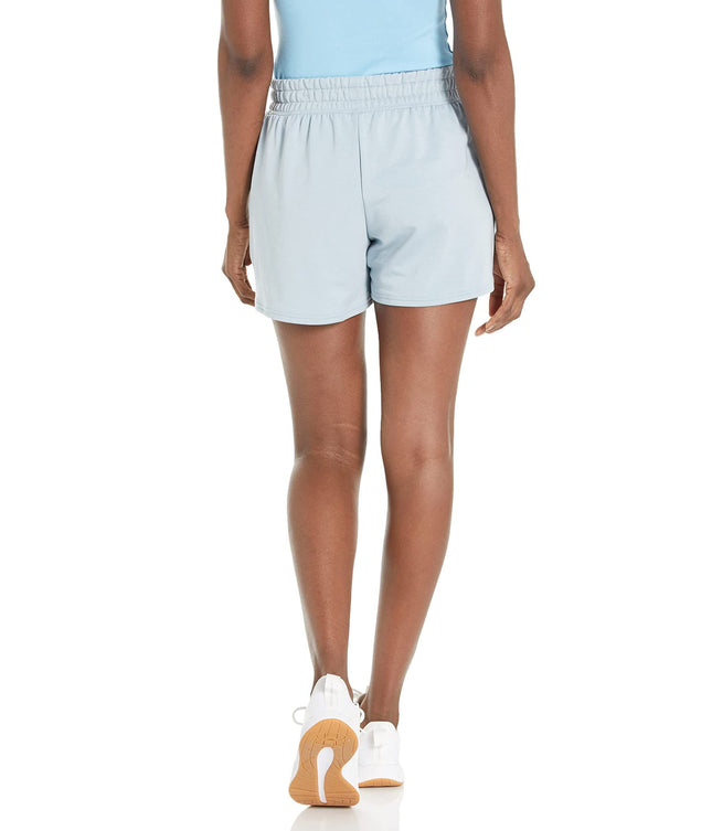 Under Armour Women's Rival Terry Shorts, (465) Harbor Blue / / White, M