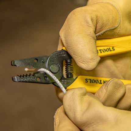 Klein Tools 11045 Wire Stripper 43026 AWG 158mm, 0 V, Yellow/Black