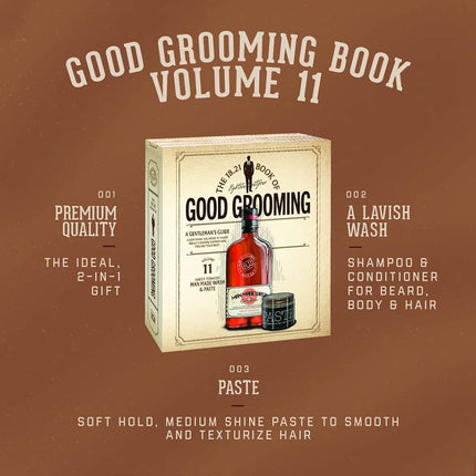 18.21 Man Made Men's Book of Good Grooming Gift Set Volume 11,1 Count (Pack of 1)