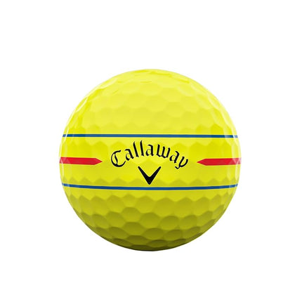 Callaway Golf Chrome Soft Premium Tour Golf Ball 2024 Yellow 360 Triple Track