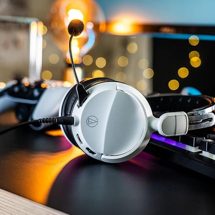 Audio-Technica GL3 High-fidelity closed-back gaming-headset White