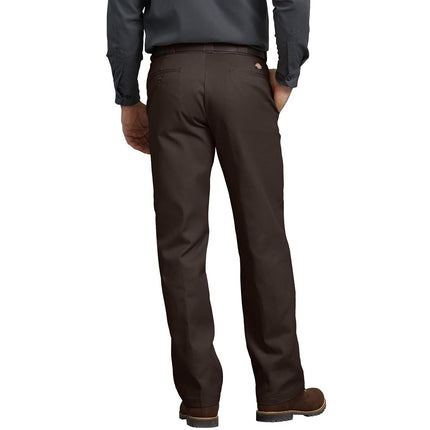 Dickies Men's Original 874 Work Pant Trousers, Dark Brown, 28W 30L UK