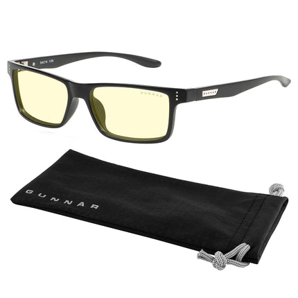 Gunnar Gaming and Computer Eyewear/Vertex, Amber Tint - Patented Lens, Reduce Digital Eye Strain, Block 65% of Harmful Blue Light