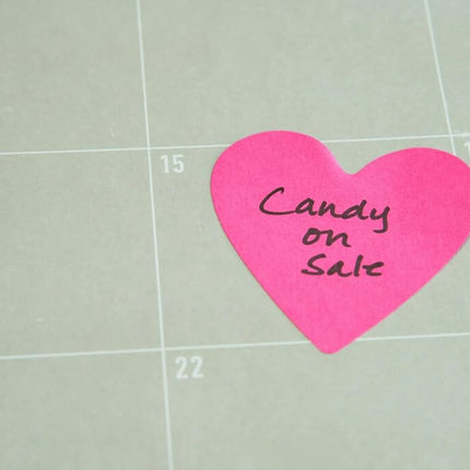 Post-it 73.6 x 71.1 mm "Heart Shape" Super Sticky Notes - Assorted