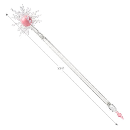 The Noble Collection Wicked Glinda's Bubble Wand Movie-Inspired Design Unisex 5+ 22 Inches