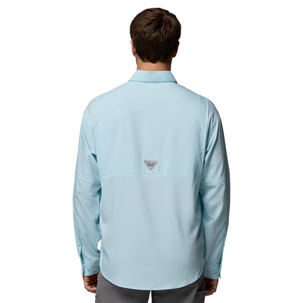 Columbia Men's PFG Tamiami II Long Sleeve Fishing Shirt, Marine Light, XL Tall