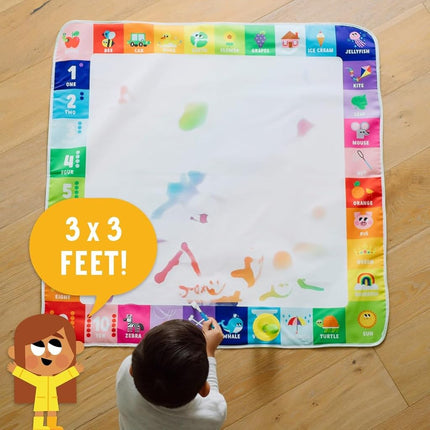 Little Buffalo - Doodle Mat - Water Color Fun - Mess Free Arts and Crafts - Great for Ages 3+