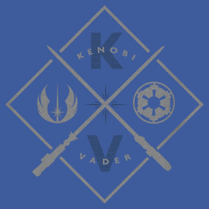Camiseta sin mangas con espalda nadadora para mujer con el emblema del Imperio de STAR WARS Resistance, azul royal jaspeado, talla grande