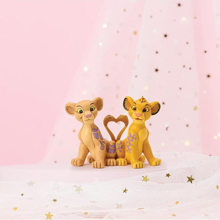 Disney Traditions Simba and Nala Heart Tails Figurine