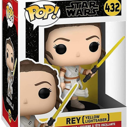 Funko POP! Star Wars: SWEp9- Rey Skywalker With Yellow Saber - Star Wars Episode 9 - Collectable Vinyl Figure - Gift Idea - Official Merchandise - Toys for Kids & Adults - Movies Fans
