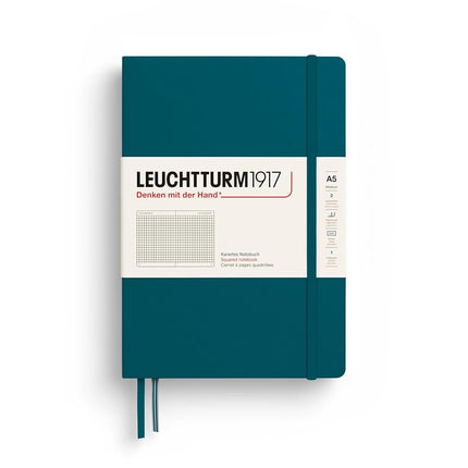 Notebook Medium (A5) SQUARED - PACIFIC GREEN
