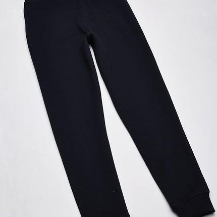 Nautica Girls' Little Fleece Sweatpants, Functional Pockets, Elastic Waistband & Drawstring Closure, Navy, 16