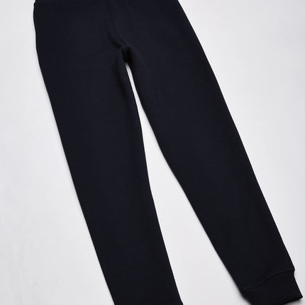 Nautica Girls' Little Fleece Sweatpants, Functional Pockets, Elastic Waistband & Drawstring Closure, Navy, 7