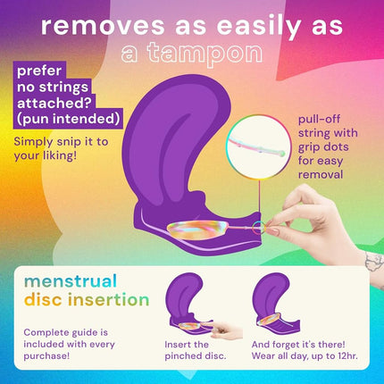 Bodyotics Reusable Menstrual Disc - 2 Pack (S & L), Proud
